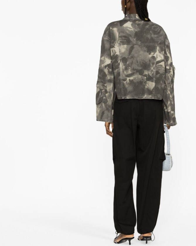 Blumarine Jack met abstracte print Grijs