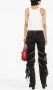 Blumarine Jeans met ruche detail Zwart - Thumbnail 4