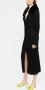 Blumarine Jurk met kraag van imitatiebont Zwart - Thumbnail 3