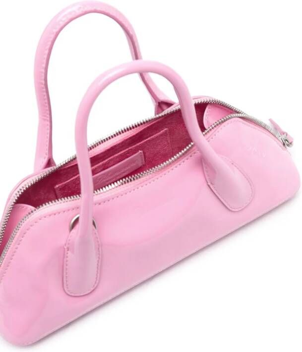Blumarine Leren shopper Roze