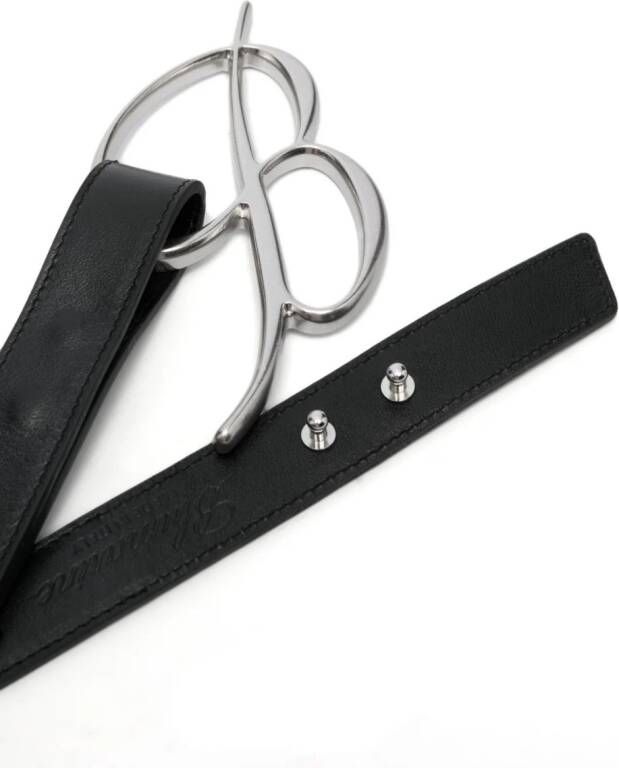 Blumarine Riem met logogesp Zwart