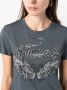 Blumarine T-shirt met logoprint Zwart - Thumbnail 5