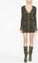 Blumarine Mini-jurk met gesmockt detail Groen - Thumbnail 2