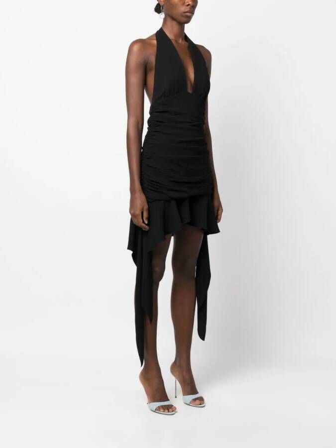 Blumarine Mini-jurk met halternek Zwart