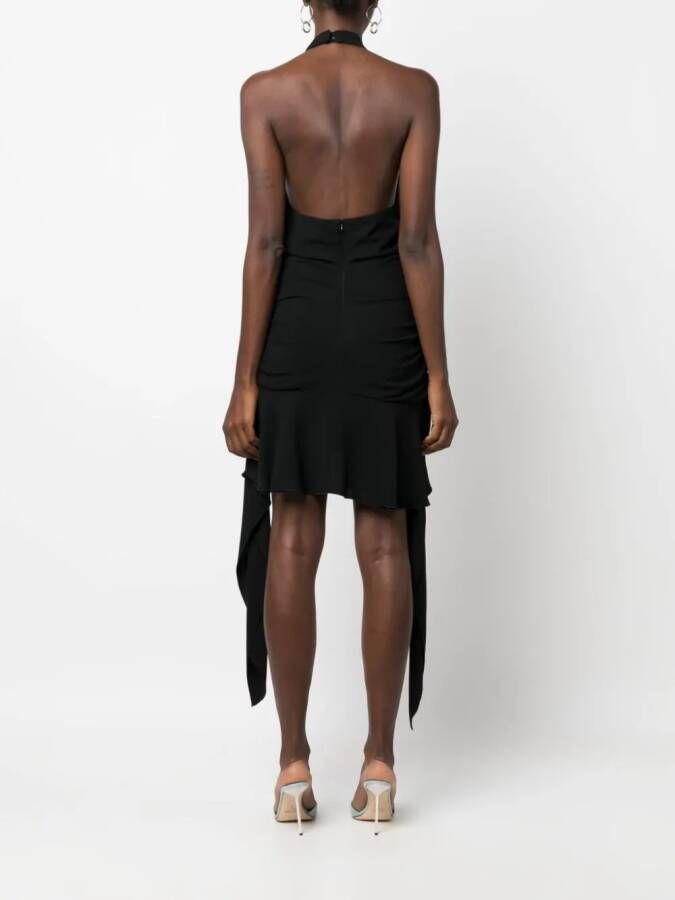 Blumarine Mini-jurk met halternek Zwart