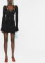 Blumarine Mini-jurk met ruches Zwart - Thumbnail 2
