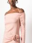 Blumarine Off-shoulder jurk Roze - Thumbnail 4