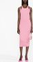Blumarine Ribgebreide jurk Roze - Thumbnail 2