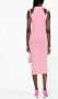 Blumarine Ribgebreide jurk Roze - Thumbnail 3