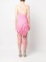 Blumarine Mini-jurk met ruche Roze - Thumbnail 4