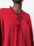 Blumarine Gedrapeerde blouse Rood - Thumbnail 5