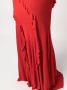 Blumarine Rok met ruche Rood - Thumbnail 5