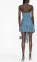 Blumarine Mini-jurk met ruches Blauw - Thumbnail 4