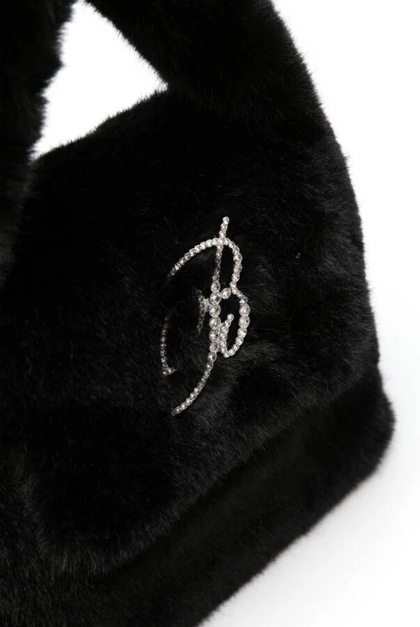 Blumarine Shopper met textuur Zwart
