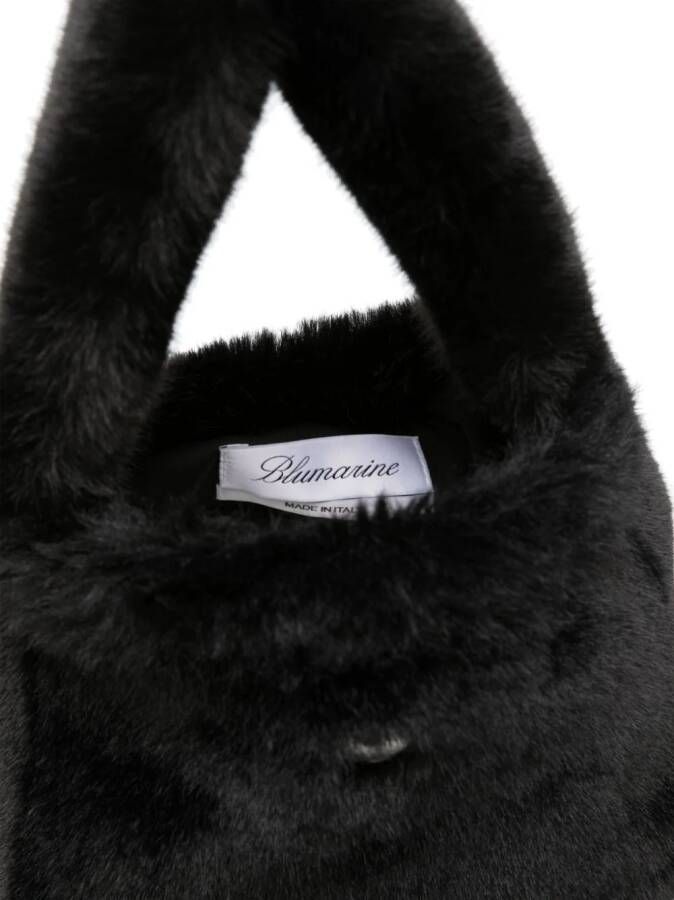 Blumarine Shopper met textuur Zwart