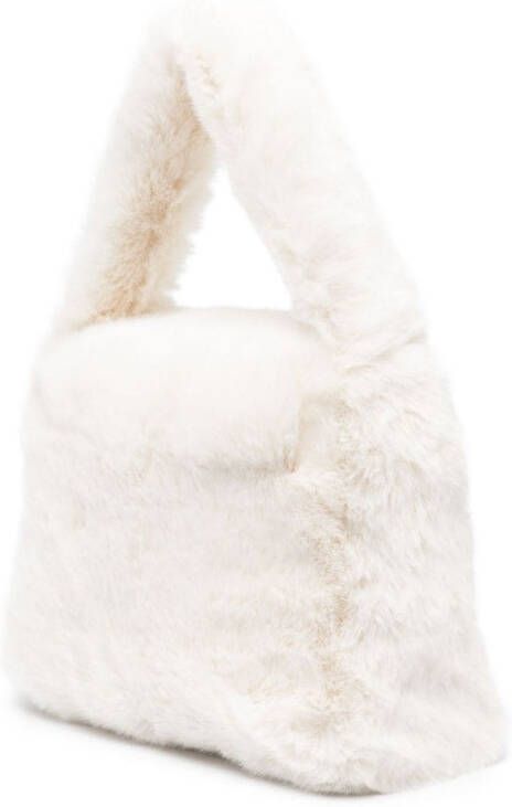 Blumarine Shopper van imitatiebont Wit