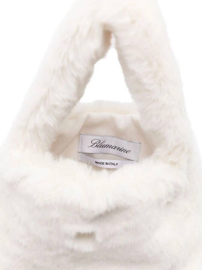 Blumarine Shopper van imitatiebont Wit