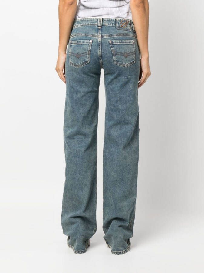 Blumarine Straight jeans Blauw