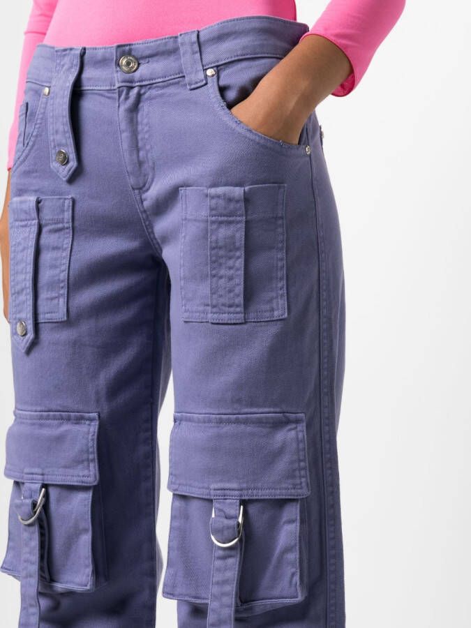 Blumarine Straight jeans Paars