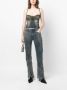 Blumarine Denim tanktop Blauw - Thumbnail 2