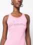 Blumarine Top verfraaid met kristallen Roze - Thumbnail 4