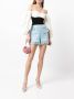 Blumarine Tweed shorts Blauw - Thumbnail 2