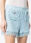 Blumarine Tweed shorts Blauw - Thumbnail 5