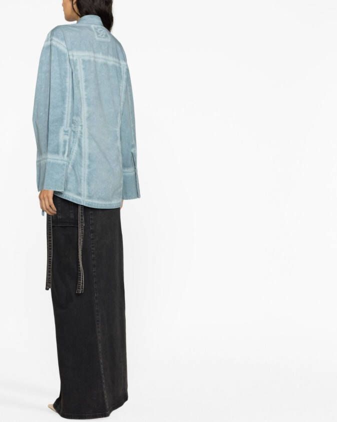 Blumarine Vervaagd jack Blauw
