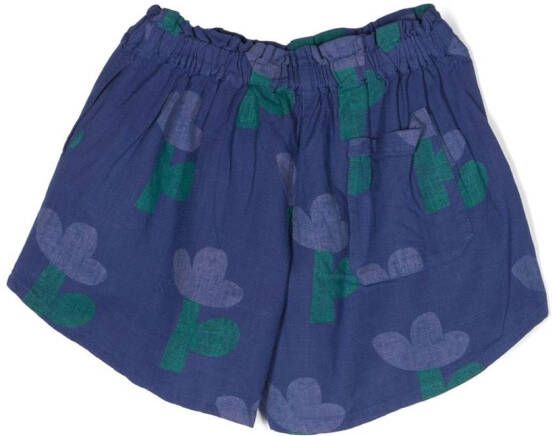 Bobo Choses Shorts met geborduurd logo Blauw