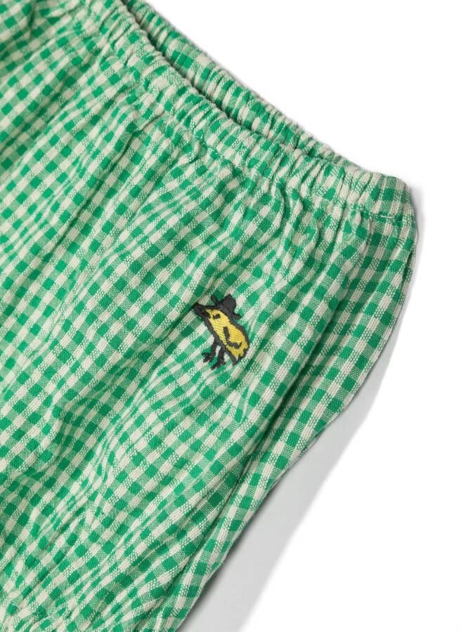Bobo Choses Shorts met geborduurd logo Groen