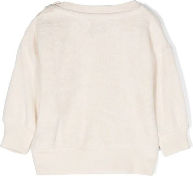 Bobo Choses Fleece sweater Wit