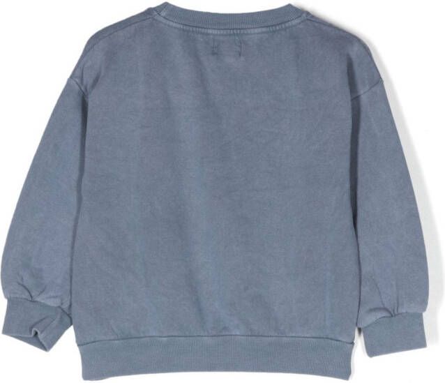 Bobo Choses Sweater met boomprint Blauw
