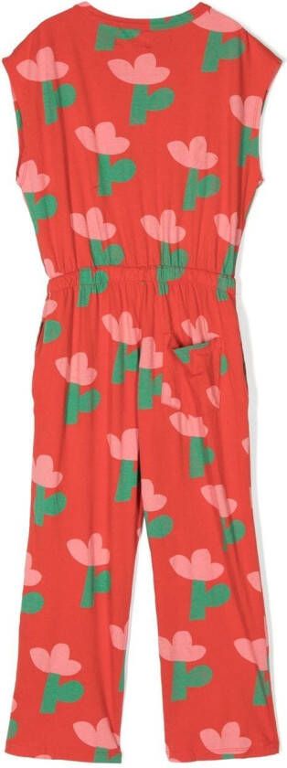 Bobo Choses Jumpsuit met all over print Rood