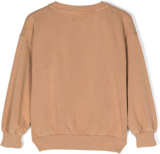 Bobo Choses Sweater met print Bruin