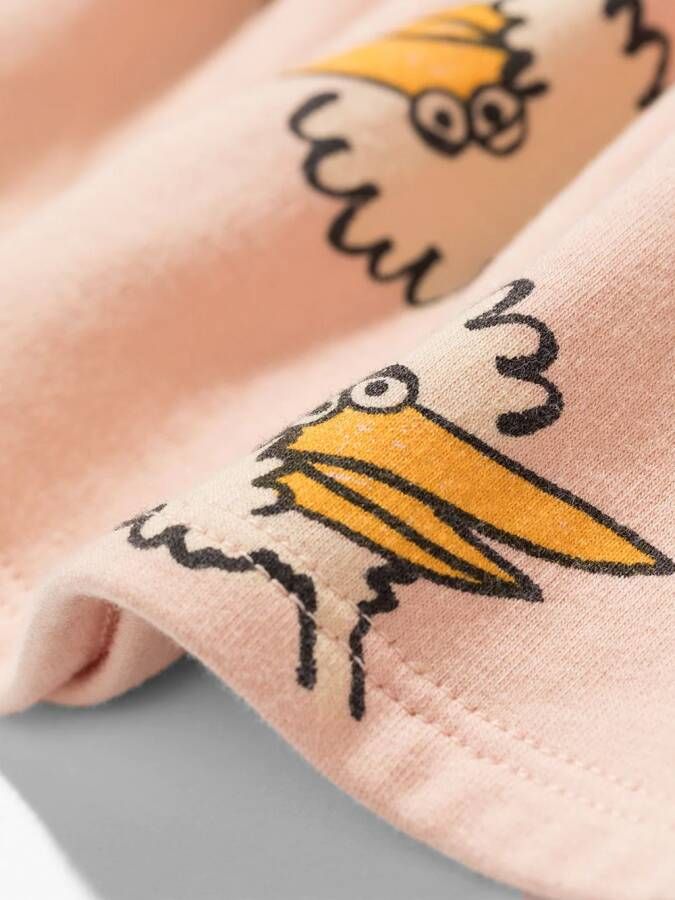 Bobo Choses Birdie gelaagde rok met ruches Roze