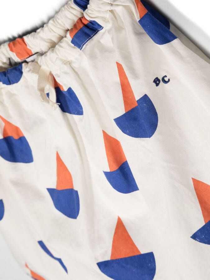 Bobo Choses Shirt met geometrische print Wit