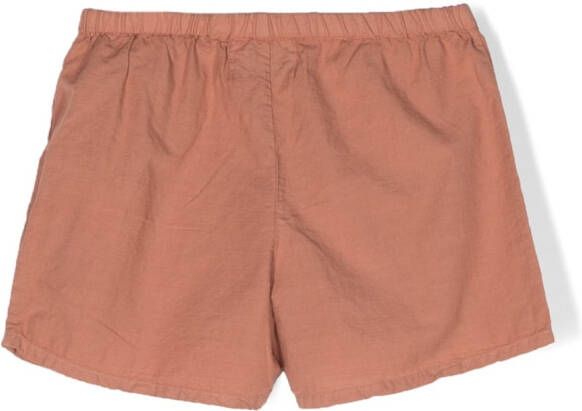 Bobo Choses Shorts met logopatch Bruin