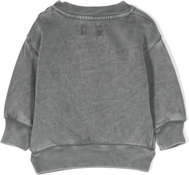 Bobo Choses Sweater met logoprint Grijs