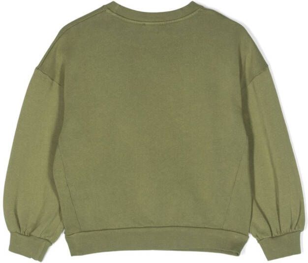 Bobo Choses Sweater met logoprint Groen