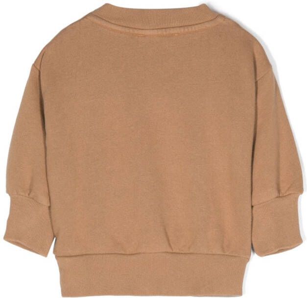 Bobo Choses Sweater met olifantprint Bruin