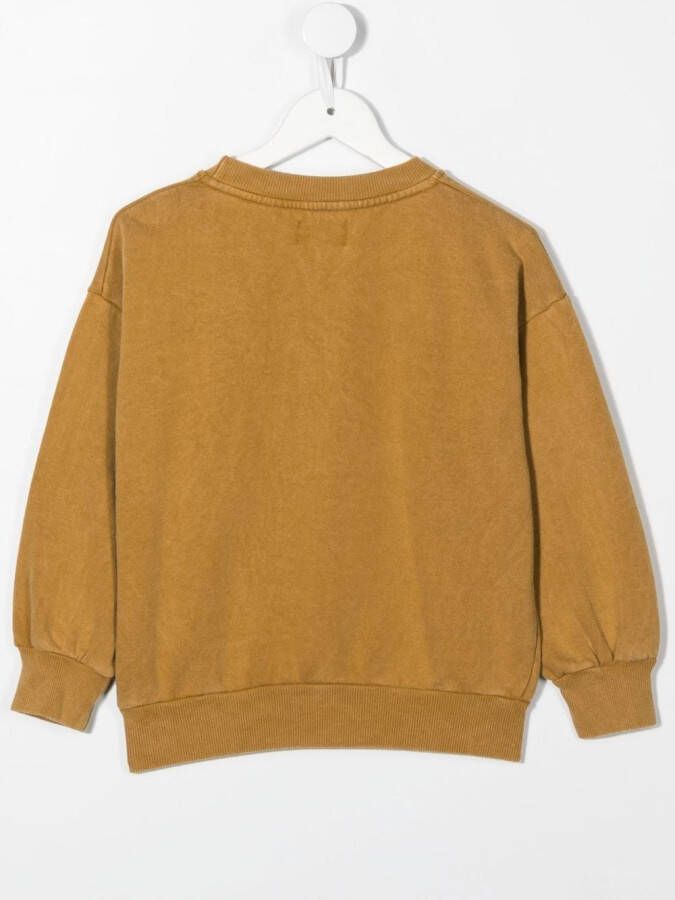 Bobo Choses Sweater met print Bruin