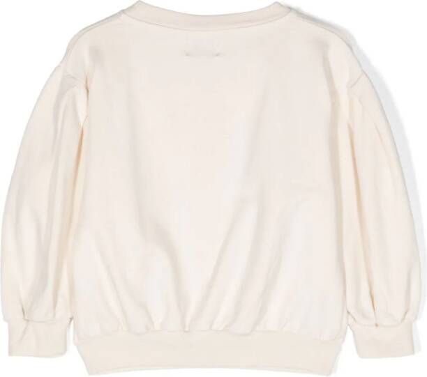 Bobo Choses Sweater met print Wit