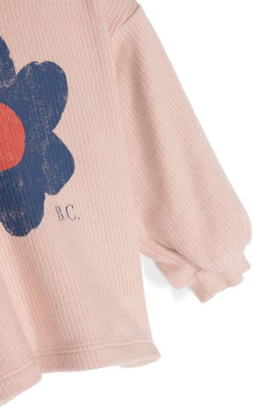 Bobo Choses T-shirt met bloemenprint Roze
