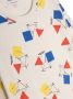 Bobo Choses T-shirt met geometrische print Beige - Thumbnail 3