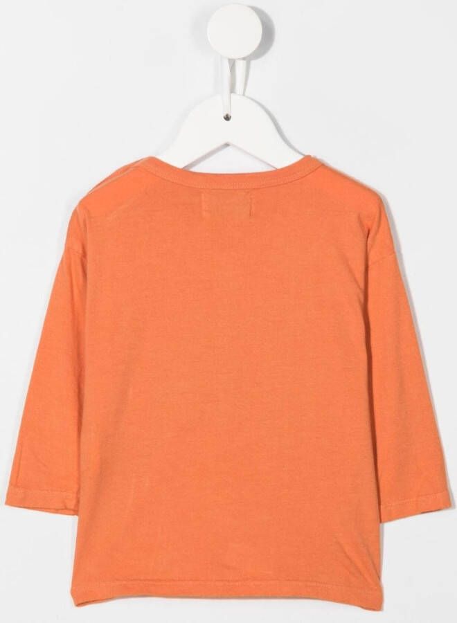 Bobo Choses T-shirt met grafische print Oranje