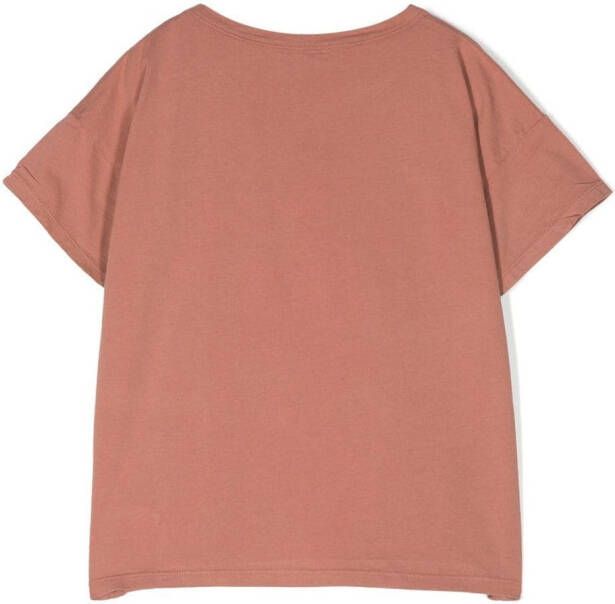 Bobo Choses T-shirt met logoprint Roze