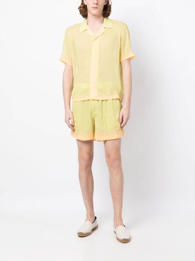 BODE Zijden shorts Groen