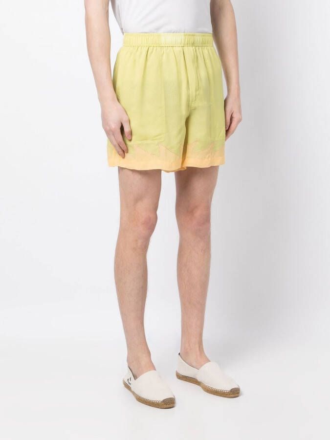 BODE Zijden shorts Groen