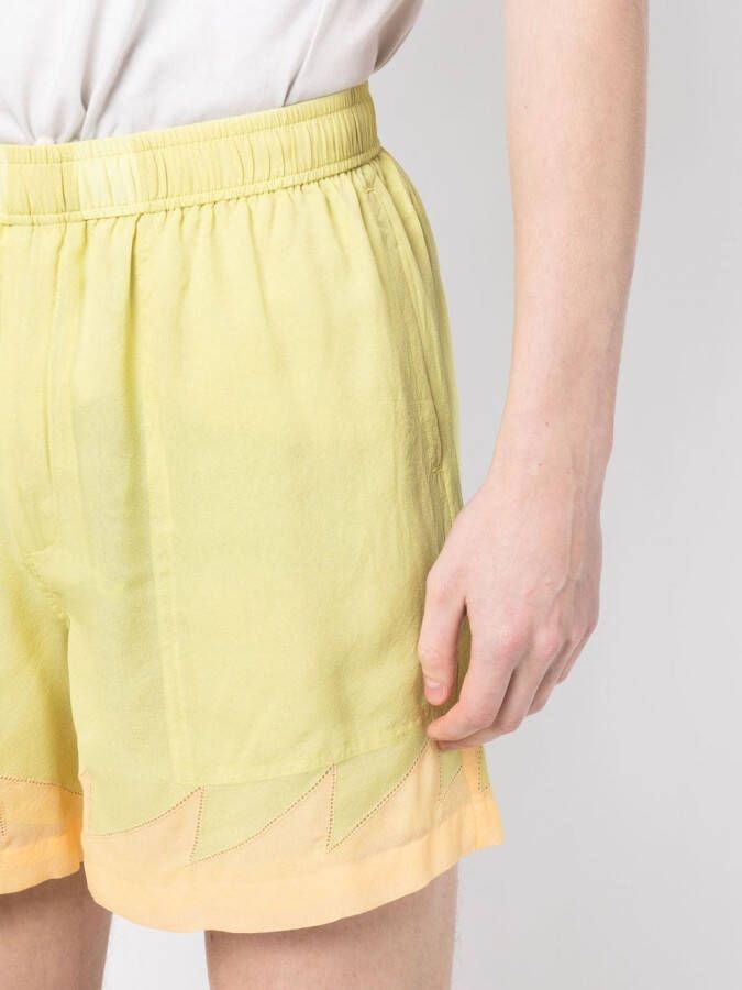 BODE Zijden shorts Groen