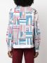 BODE Blouse met patchwork Blauw - Thumbnail 4